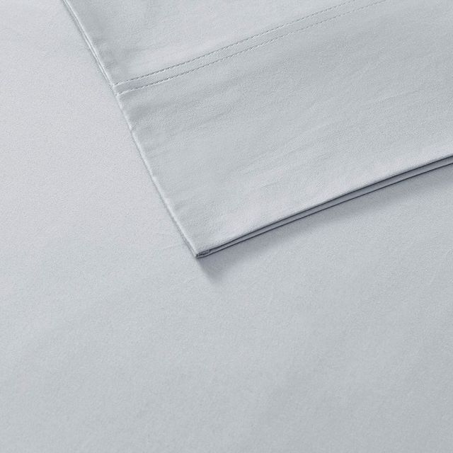 Olliix by Sleep Philosophy 4 Piece Grey King Rayon From Bamboo Sheet Set-1