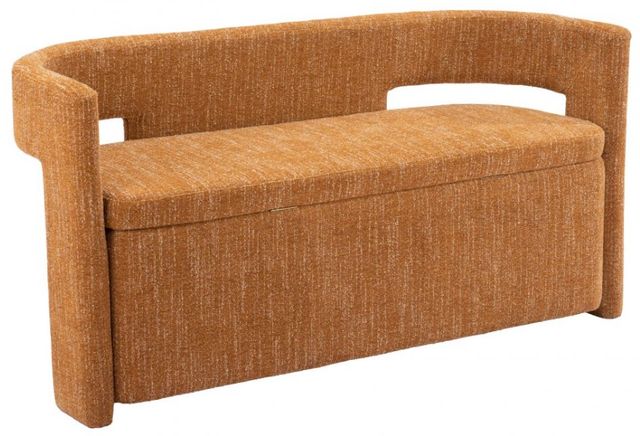 Zuo® Modern Papua Gray Bench-0