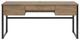 Signature Design by Ashley® Montia Gunmetal/Light Brown Home Office Desk-1