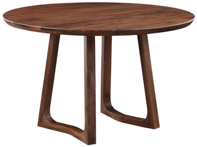 Moe's Home Collection Silas Walnut Round Dining Table-0