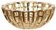 A & B Home Manzu Gold Decorative Bowl -0