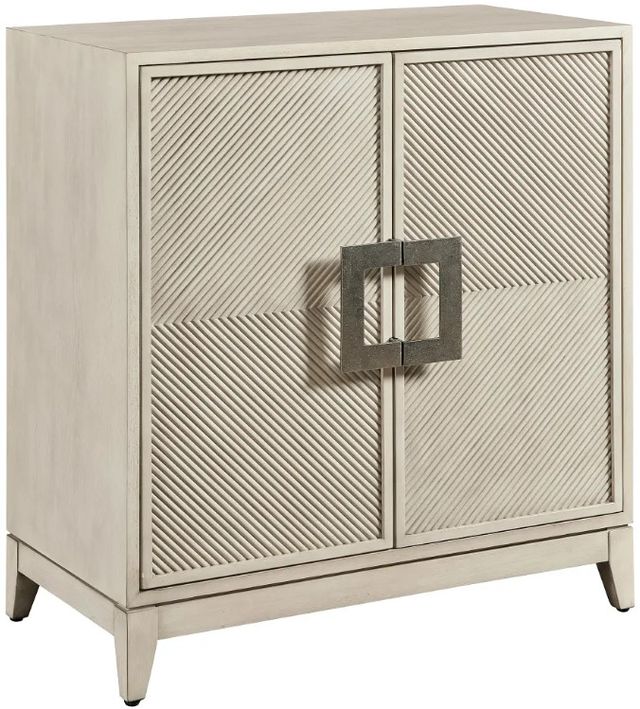 Hammary® Hidden Treasures Off-White Beaded Door Chest-0