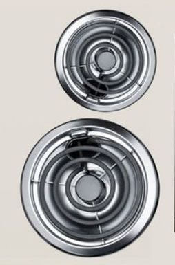 Summit® 30" Bisque Electric Cooktop-2