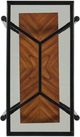 Riverside Furniture Lennox Black Chairside Table with Rosewood Base-3