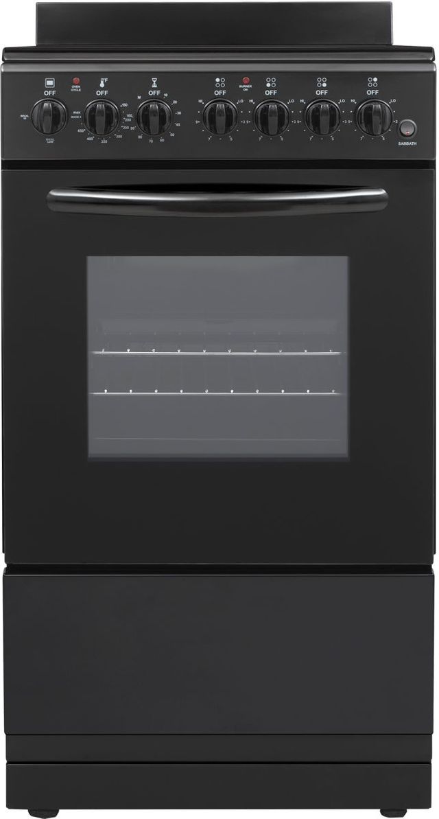 Element® 20" Black Freestanding Electric Range-0