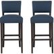 Linon Kimmy 2-Piece Cobalt Bar Stool-3