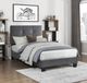 Homelegance® Newberry Dark Gray Twin Platform Bed-1