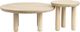 Magnussen Home® Sunset Cove 2-Piece Sanibel Brown Nesting Cocktail Tables Set with Casters-2