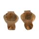 A & B Home 2-Piece Brown Bowl Set-1