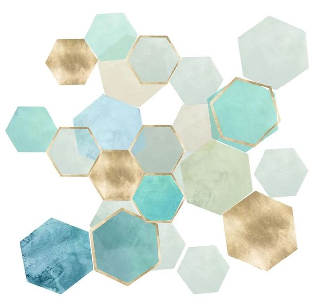 Classy Art Color Me Poly Wall Art-1
