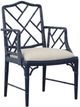 Furniture Classics Sawyer Navy Blue Dining Arm Chair-0