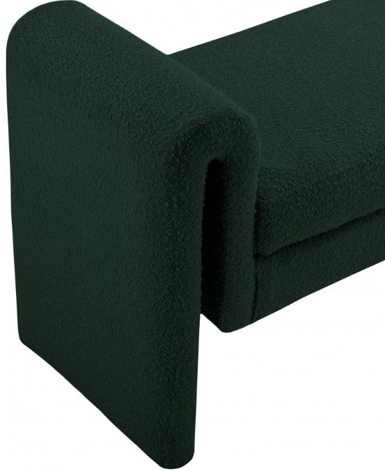 Meridian Furniture Stylus Green 31" Accent Bench-3
