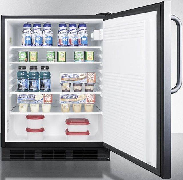 Accucold® by Summit® 24" 5.5 Cu. Ft. Stainless Steel Compact Refrigerator-3