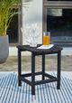 Signature Design by Ashley® Sundown Treasure Black Polyethylene Outdoor End Table-3