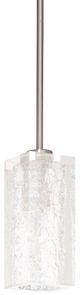 Wildwood Lamps Lucallan Satin Nickel/Textured Pendant-1