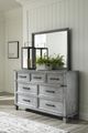 Signature Design by Ashley® Russelyn Light Weathered Gray Dresser and Mirror-4
