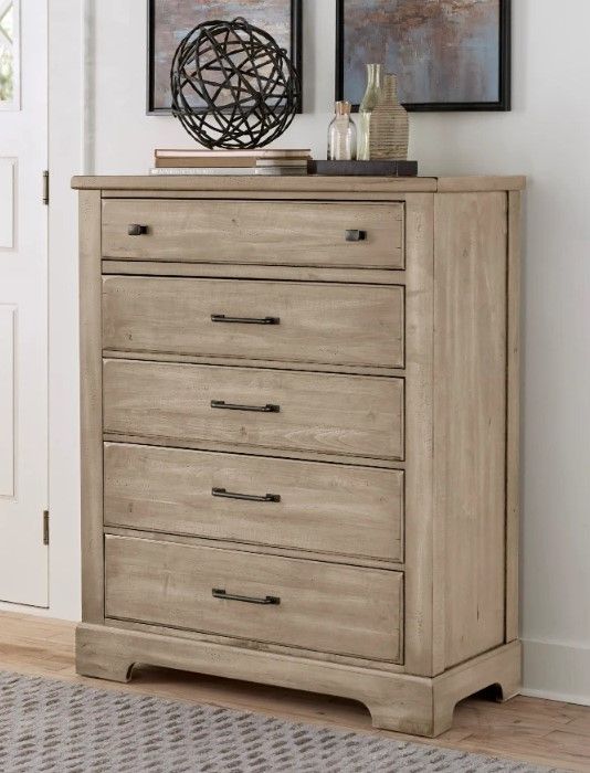 Artisan & Post by Vaughan-Bassett Cool Rustic Clear Maple Chest-1