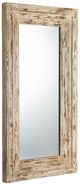 A & B Home Colfax Antique White Floor Mirror-0