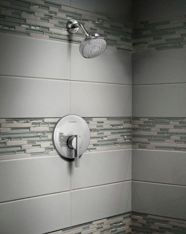 American Standard Rain Polished Chrome 3-Function Water-Saving Showerhead-1