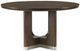 Homelegance® Clara Brown Round Dining Table-0