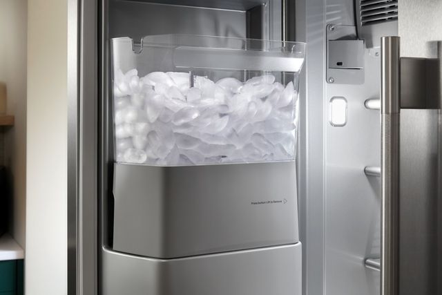 KitchenAid® 36" 20.8 Cu. Ft. PrintShield™ Stainless Steel Built-In Side-by-Side Refrigerator features Exterior Water and Ice Dispenser with Measured Fill-3