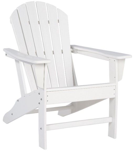 Signature Design by Ashley® Sundown Treasure 3-Piece White Outdoor Seating Set-1