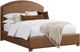 Intercon Jackson Brown Queen Upholstered Panel Bed-0