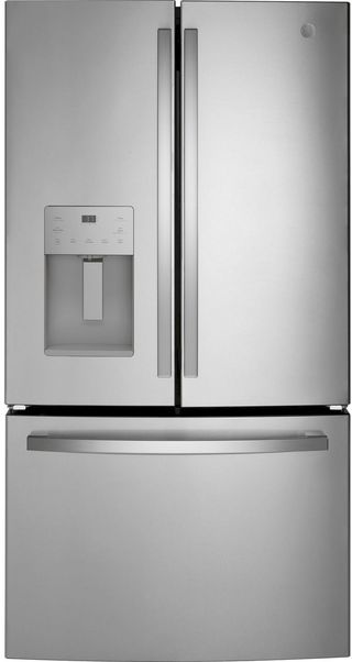 GE® 36" 25.6 Cu. Ft. Fingerprint Resistant Stainless Steel French Door Refrigerator