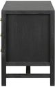 Four Hands Sullivan Brushed Black Nightstand-3