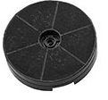 Smeg Black Hood 2-Piece Round Charcoal Filter Kit-1