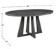 Uttermost® Pulsar Gray Walnut Dining Table-2