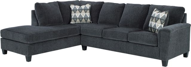 Signature Design by Ashley® Abinger 2-Piece Smoke Left-Arm Facing Sectional and Chaise-0