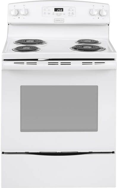 Crosley® 30" White Freestanding Electric Range-0