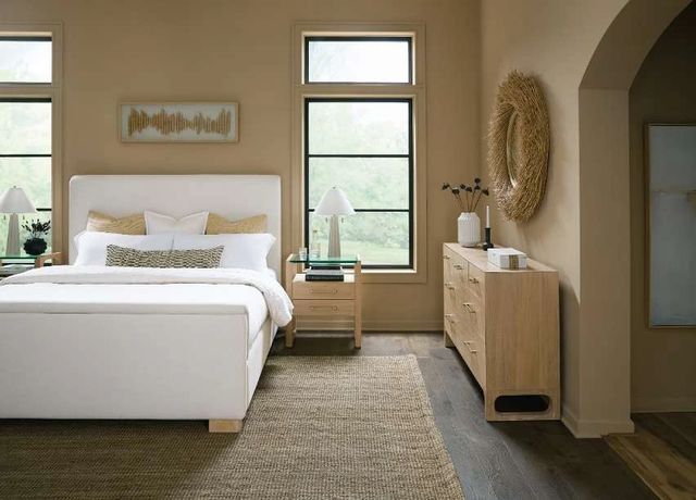Hooker® Furniture Banyon Bay Desert Oak/White King Panel Bed -1