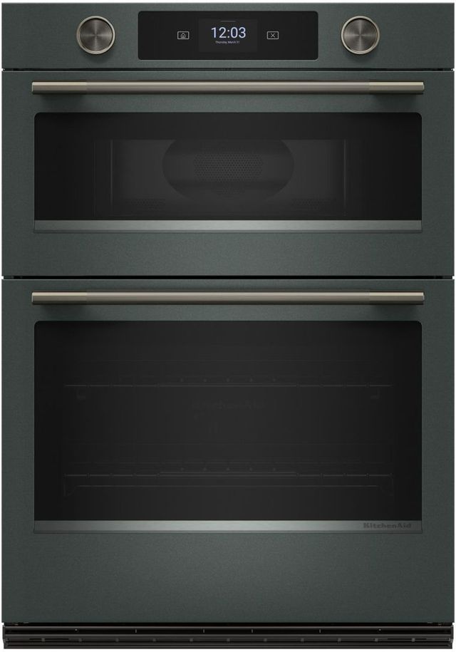 KitchenAid® 30" Black Ore Double Wall Oven and Microwave Combo Handle and Knob Kit-2