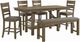 Liberty Furniture Brook Bay 6-Piece Sandstone Optional Upholstered Gathering Table Set-0