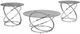 Signature Design by Ashley® Hollynyx 3-Piece Glass Top Occasional Table Set with Chrome Base-0