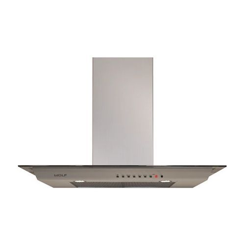 Wolf® 36" Stainless Steel & Glass Wall Range Hood-0