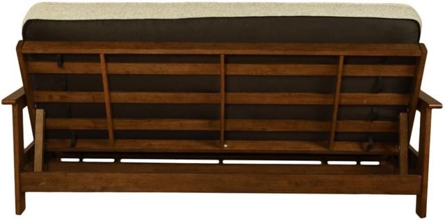 Kodiak Furniture Emily Brownstone/Monte Toro Shell Full Futon Frame with Mattress-3