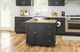 homestyles® Dolly Madison Black Kitchen Cart-2