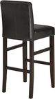 Brassex Inc. 2-Piece Brown/Espresso 24'' Counter Stool Set-1