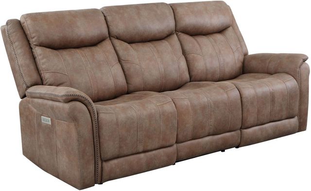 Steve Silver Co. Morrison Camel Power Reclining Sofa-0