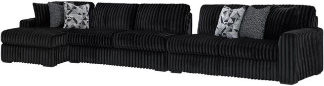 Signature Design by Ashley® Midnight-Madness 3-Piece Onyx Left-Arm Facing Sectional and Chaise-1