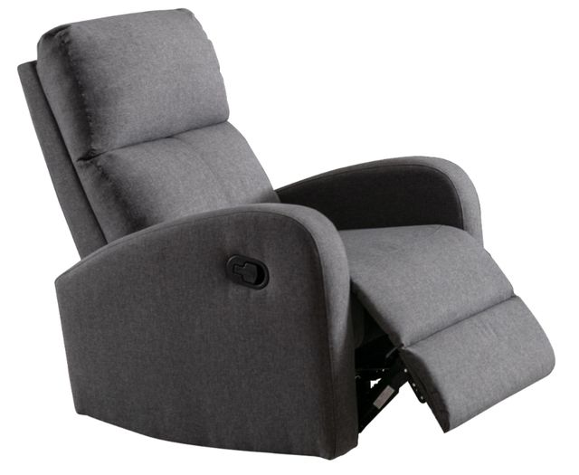 Mazin Furniture Ferdinand Gray Rocker Recliner Chair-1