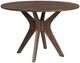 Elements International Santa Barbara Walnut Round Dining Table-0