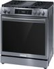 Frigidaire Gallery® 30" Smudge-Proof® Black Stainless Steel Slide-In Gas Range-4