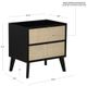 Powell® Claudette Black Nightstand-2