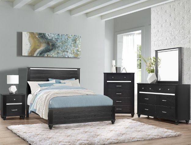 Crown Mark Tallulah Gaston Dark Brown Bed-1