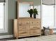 Signature Design by Ashley® Makidern Tan Dresser and Mirror-1