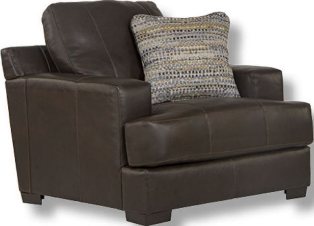 Jackson Furniture Marco Chocolate Leather Chair-0